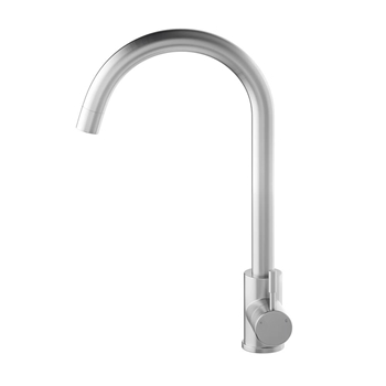 Vellamo Revolve Brushed Stainless Steel Mono Kitchen Sink Mixer Tap