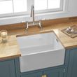 Butler & Rose Ceramic Fireclay Belfast Traditional Kitchen Sink with Weir Overflow - 595 x 455mm